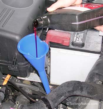 Transmission fluid change