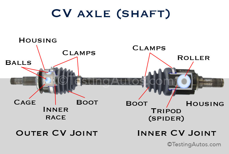 Parts Of A Drive Shaft Diagram