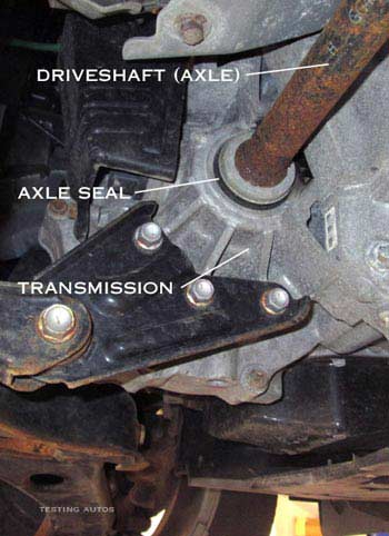 When does the axle seal need to be replaced in a car? saturn aura engine diagram 