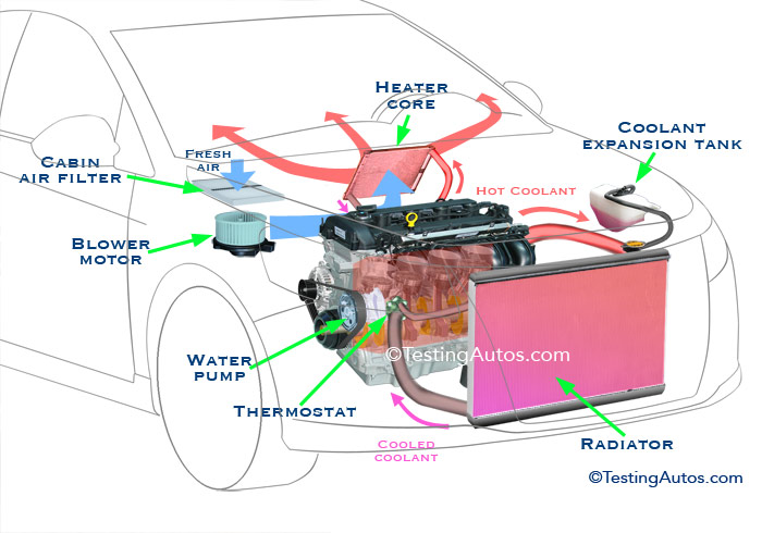 Automotive Cooling System Diagram
