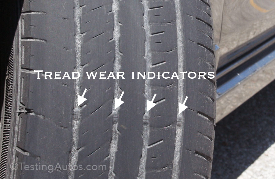 Tire Tread Wear Indicator Bars